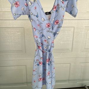 Light Blue Floral Leeli +Lou Dress